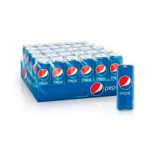 Pepsi Carbonated Soft Drink Mini Cans 30X250 Ml