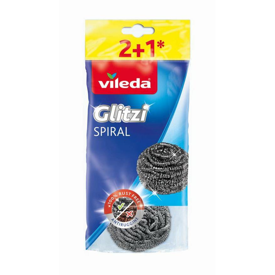 Vileda Stainless Steel Wire Spiral 2+1