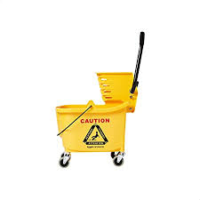 Mop Bucket with squeezer Italian 32Ltr