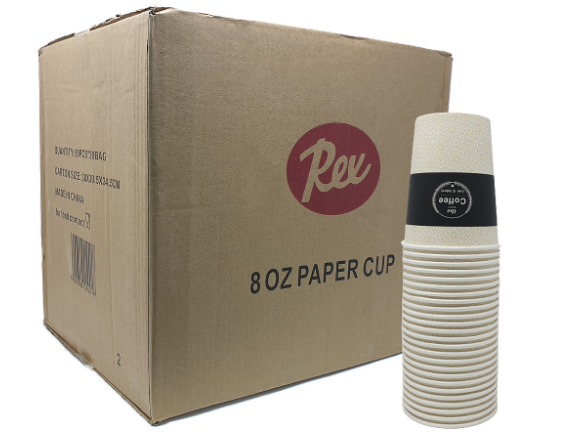 Al Waal Paper Cups 8 OZ - Rex