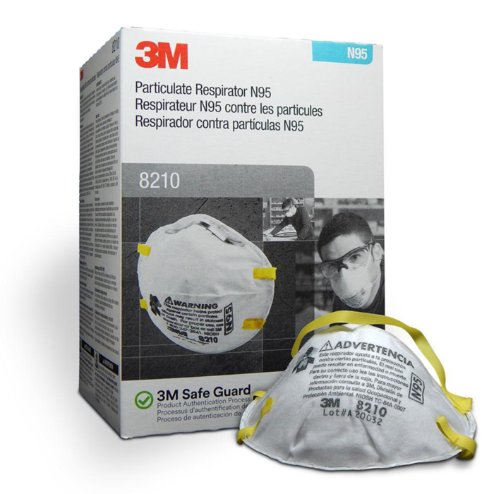 3M Mask  10Pcs Particulate Respirator N95