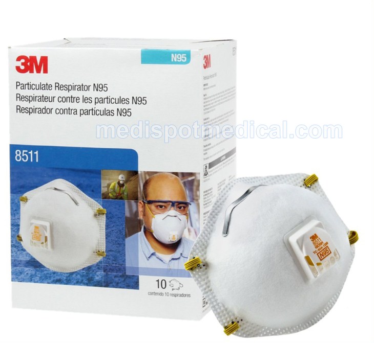 3M Mask 10 Pcs 8511 N 95