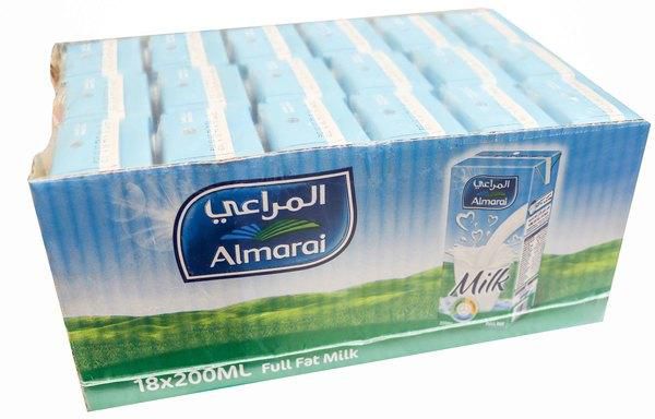 ALMARAI Milk Full Fat 18x200ML