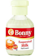 Bonny Bottle Evaporated Milk 24x170 Gm