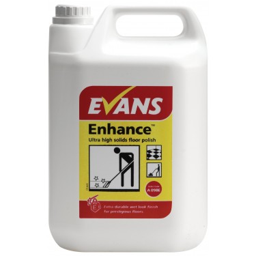 Evans Enhance Solid Floor Polish 4X5Ltr