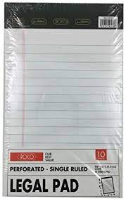 Roco WRITING PAD YELLOW A4 SIZE 40 SHTS , BIG (copy)