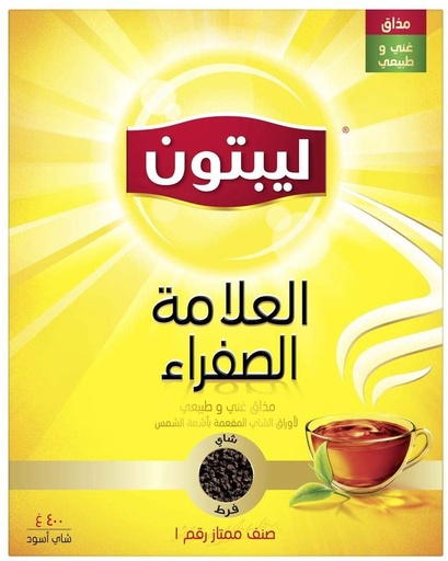 [60101003] Lipton Yellow Label Tp Excite 24X400 Gm