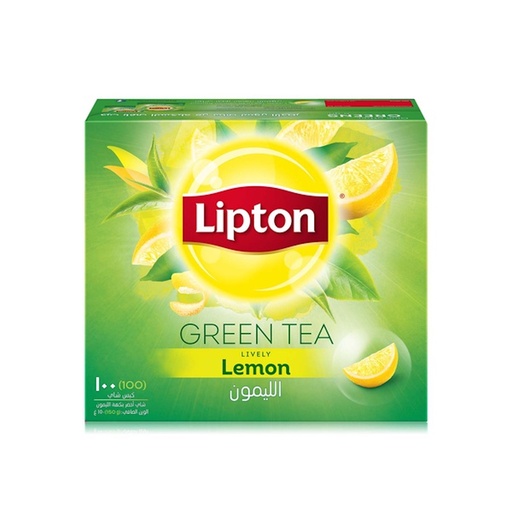 [60101038] Lipton Green Tea Lemon 100X1.5 Gm