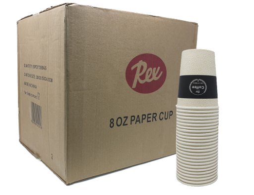 [60206092] Al Waal Paper Cups 8 OZ - Rex