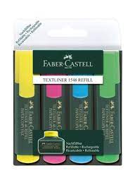 [60401018] Faber Castell highlighter Set 4Pcs