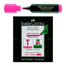 [60401054] Faber-Castell Highlighter Red 10Pcs