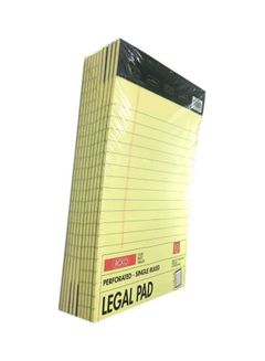 [60401098] WRITING PAD YELLOW A4 SIZE 40 SHTS , BIG