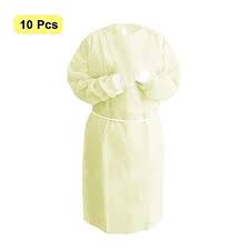 [60301096] Isolation Gown Yellow